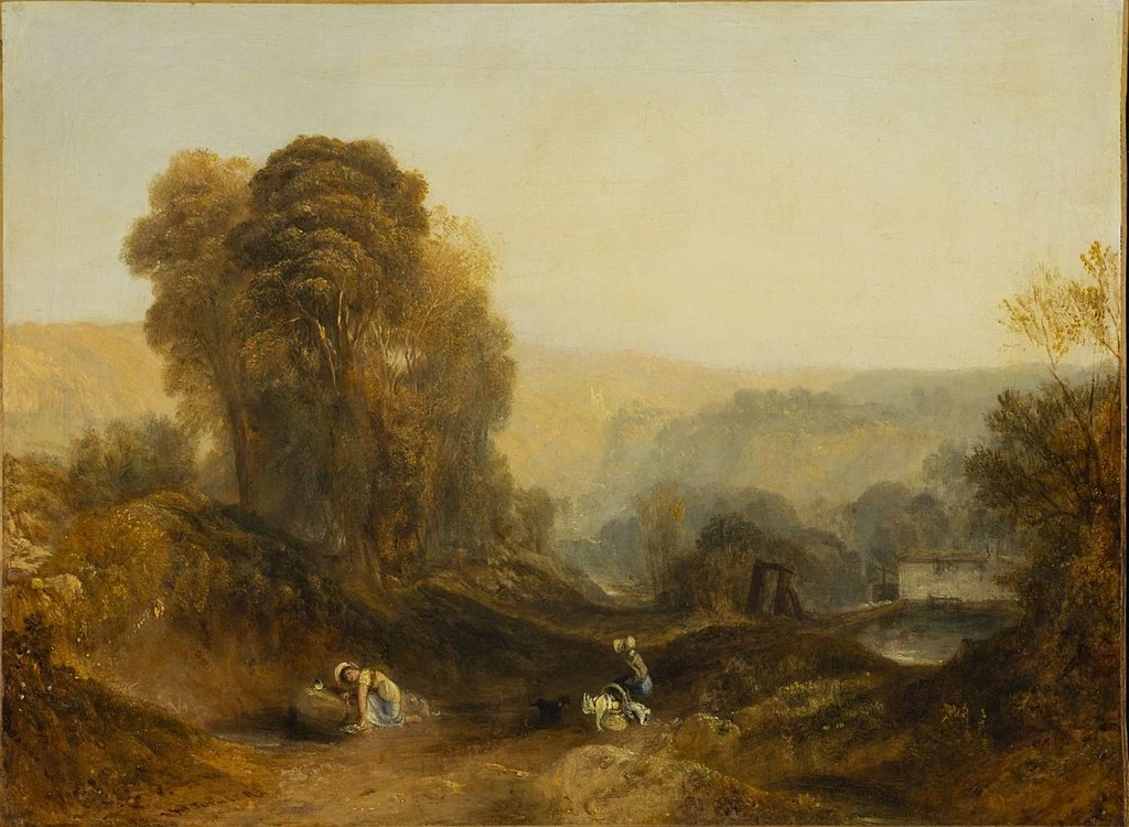 Scena nel Derbyshire. The Heights of Abraham, Matlock Bath, 1827 - Museo Nazionale di Belle Arti del Quebec